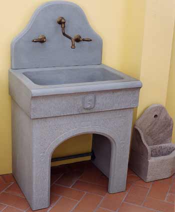 Piano da cucina con lavello