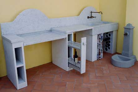Lavello e piani